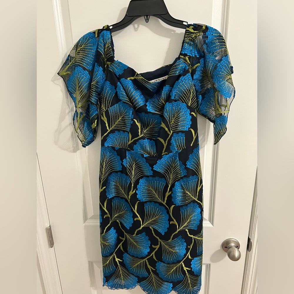 Trina Turk off the shoulder dress